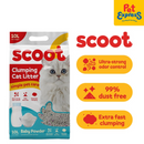 Scoot Clumping Baby Powder Cat Litter 10L