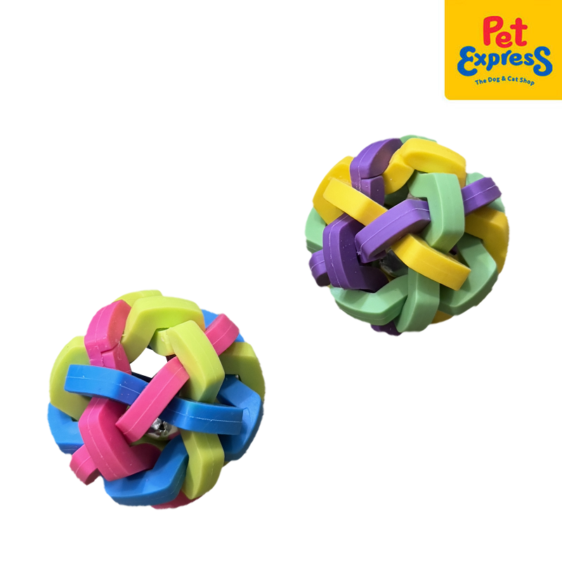 Lucky Dog CC Ball Dog Toy Medium Multicolor