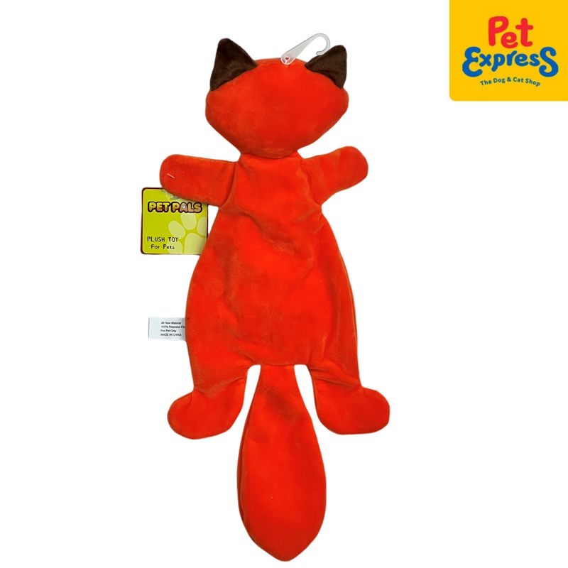 Pet Pals Plush Squeaky Red Fox Dog Toy 45cm