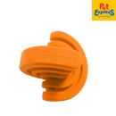 FOR PRE-ORDER Bite Me Lick My Ball - Snack Dog Toy Orange