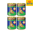 BUY 4 SmartHeart Adult Chicken and Vegetables Wet Dog Food 400g (4 cans)