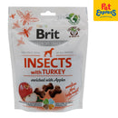 Brit Care Adult Turkey Crunchy Snack Insect Dog Treats 200g