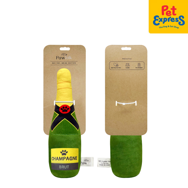 PawTalk Drink Edition Champagne Brut Dog Toy