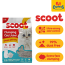 Scoot Clumping Baby Powder Cat Litter 2.5L