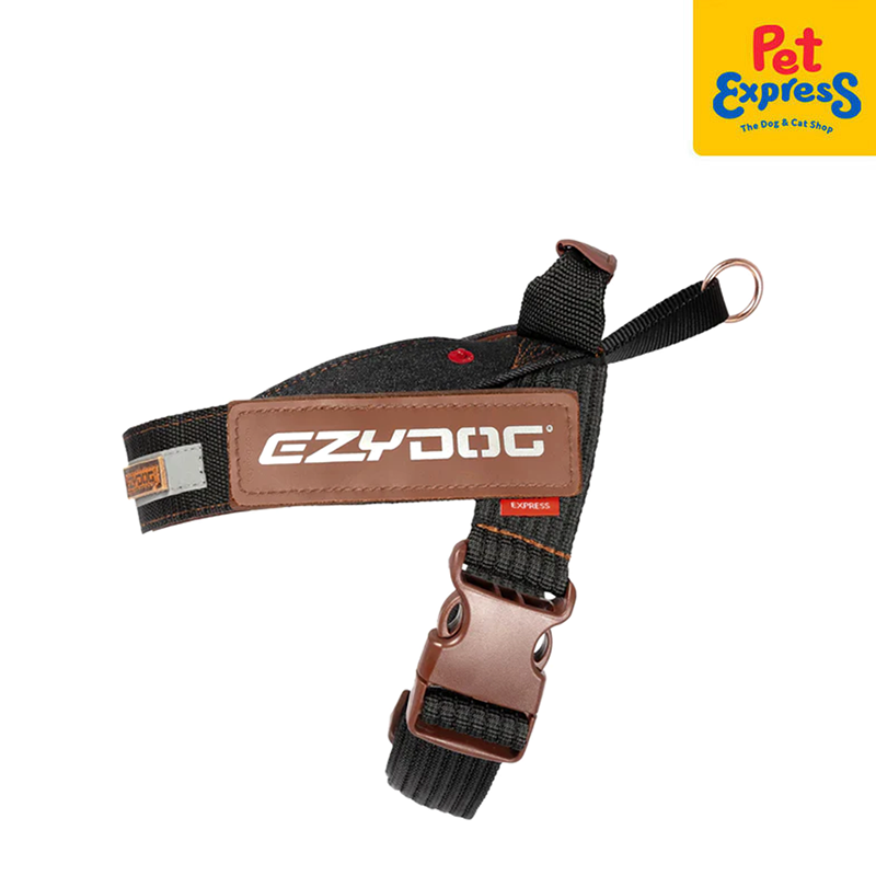 EzyDog Express Dog Harness Extra Large Black Denim