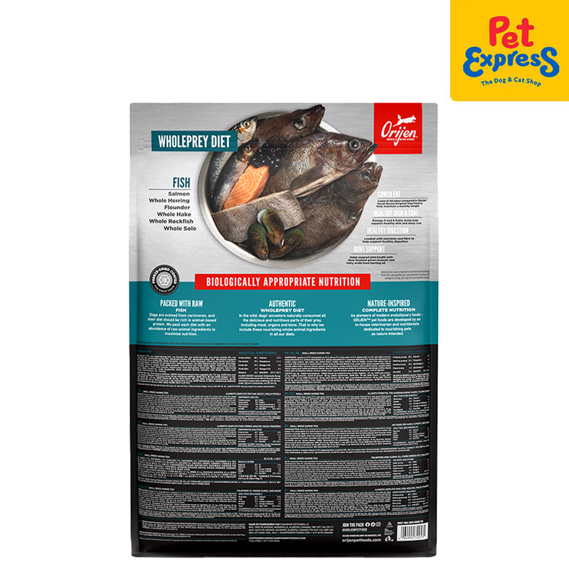 Orijen Small Breed Marine Fish Dry Dog Food 4.5kg (Expiration Date: April 2026)