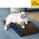 I Love Happy Cats Archie - Cardboard Scratcher Lounge Brown Black