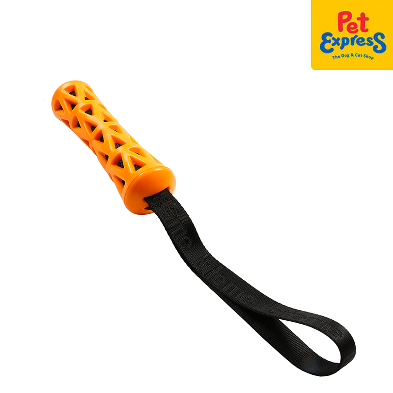 [FOR PRE-ORDER] Bite Me Crack Me Up - Stick Dog Toy Small Orange