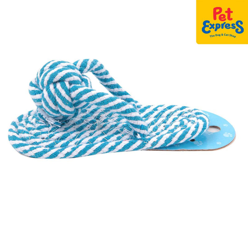 Approved Rope Slipper Dog Toy Small Blue
