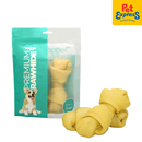 Doggo Premium Rawhide Knotted Chicken Flavor Large Dog Treats 200g