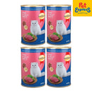 BUY 4 SmartHeart Adult Tuna in Jelly Wet Cat Food 400g (4 cans)