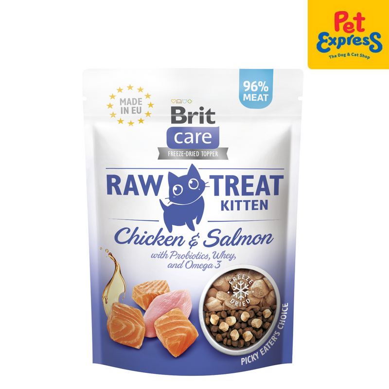 Brit Care Freeze Dried Topper Raw Treat Kitten Cat Treats 40g