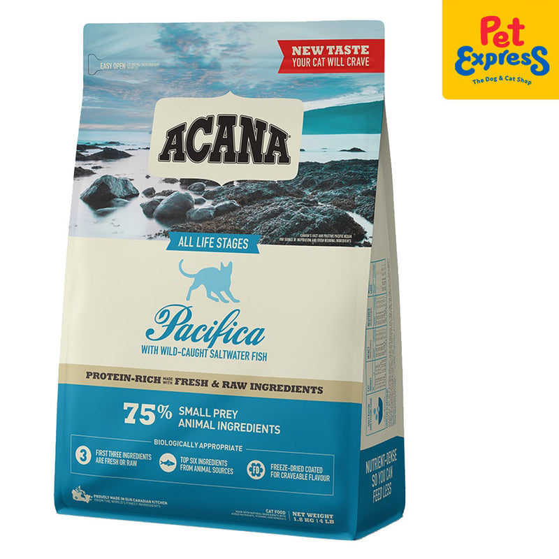 Acana Pacifica All Life Stages Dry Cat Food 1.8kg (Expiration Date: April 2026)