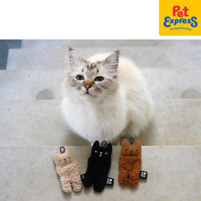 [FOR PRE-ORDER] I Love Happy Cats Alfie - Cat Toy White