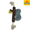 Pet Pals Plush Squeaky Sloth in the Tree Dog Toy 28cm