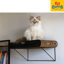 I Love Happy Cats David - Cardboard Wall Shelf Large Brown Black