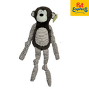 Pet Pals Plush Squeaky Monkey Dog Toy 60cm