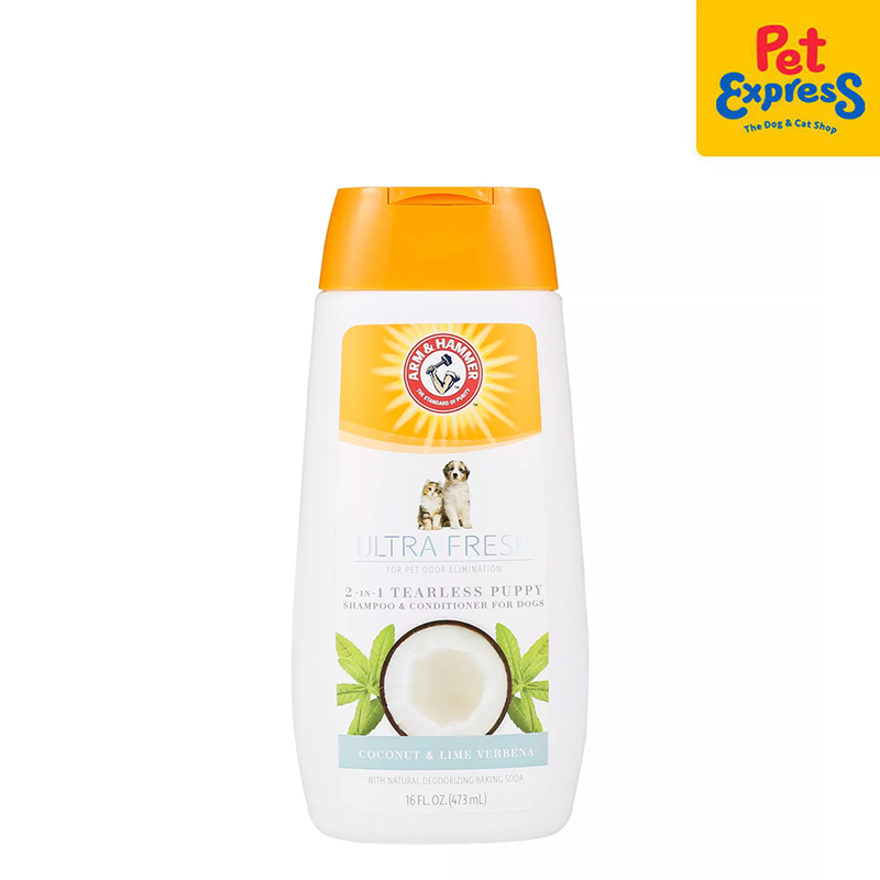 Arm and Hammer Ultra Fresh 2 in 1 Tearless Puppy Coconut and Lime Dog Shampoo and Conditioner 473ml