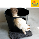 I Love Happy Cats Dean - Open Recycled Toilet Bin Black