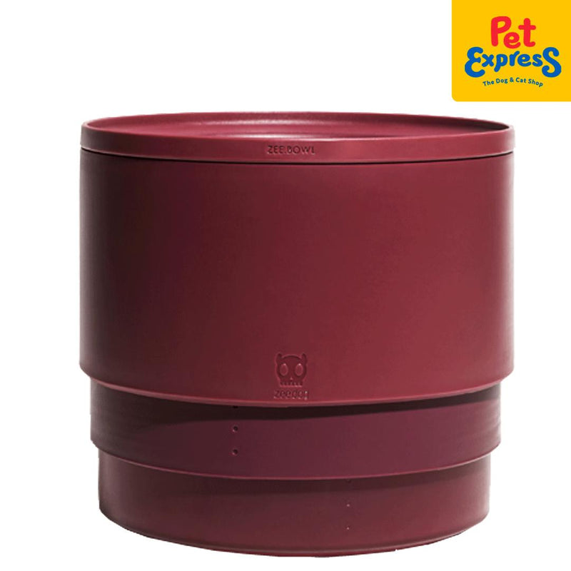 Zee.Dog 3-Level Dog Bowl Bordeau