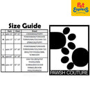 Pawsh Couture Toby Polo Stripes Dog Apparel Double Extra Large Royal Blue