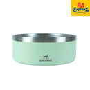 Bark and Spark Stainless Steel Dog Bowl Sage 64oz
