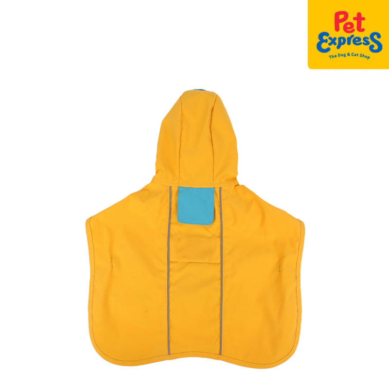 Pet Pals Poncho Raincoat Dog Apparel Large Yellow