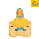 Pet Pals Poncho Raincoat Dog Apparel Small Yellow
