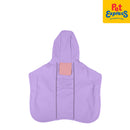 Pet Pals Poncho Raincoat Dog Apparel Large Purple