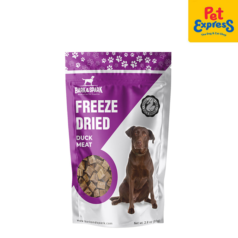 Bark and Spark Freeze Dried Duck Dog Treats 40g
