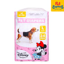 BUY 1 GET 1 Bark and Spark Disney Minnie Mouse Pet Diaper 24s Large