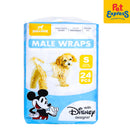 BUY 1 GET 1 Bark and Spark Disney Mickey Mouse Male Wrap 24s Small