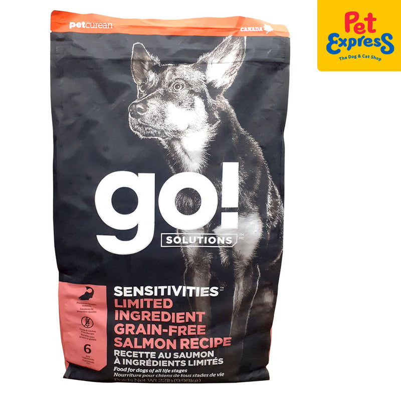 Go! Solutions Sensitivities Limited Ingredient Grain Free Salmon Recipe Dry Dog Food 22lbs
