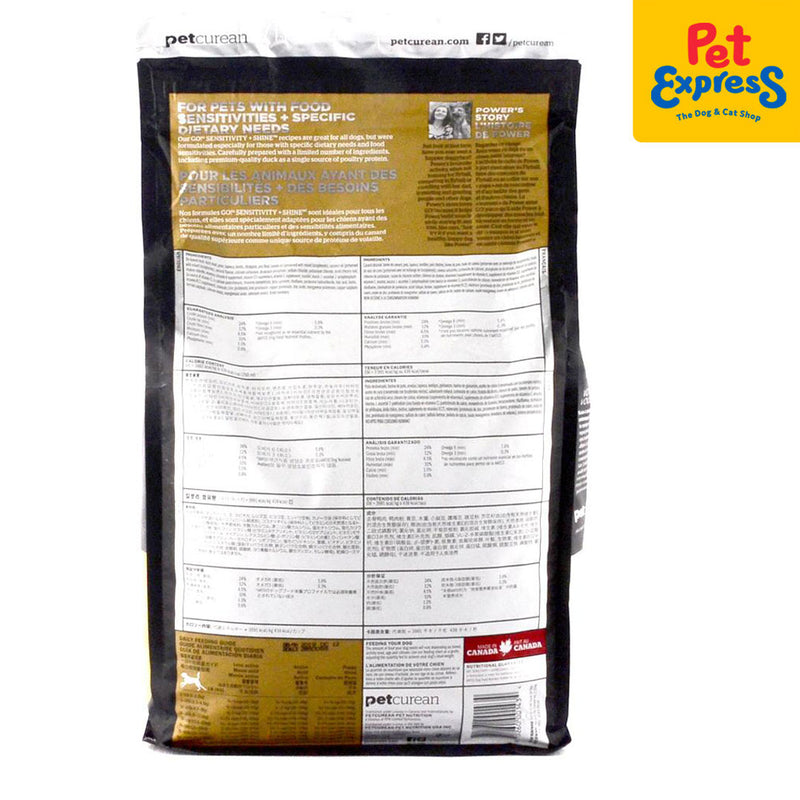 Go! Solutions Sensitivities Limited Ingredients Grain Free Duck Recipe Dry Dog Food 6lbs