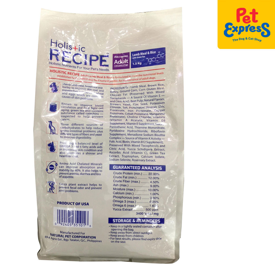 Curated visual reference: Picture Idea: Holistic Recipe Adult Dry Dog Food 1 5Kg