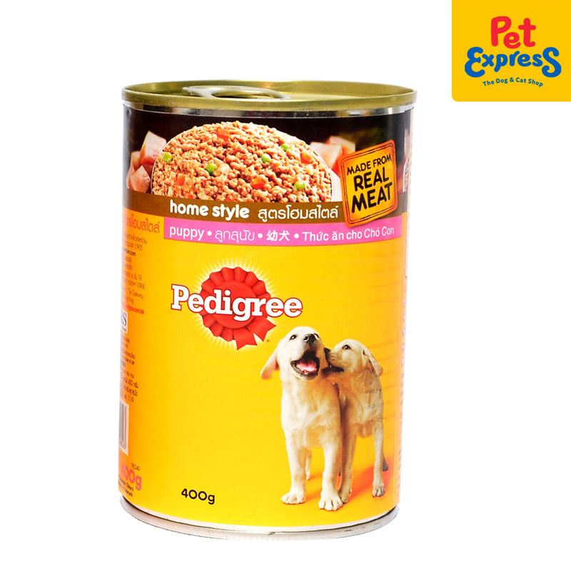 Pedigree Puppy Wet Dog Food 400g (3 cans)_front