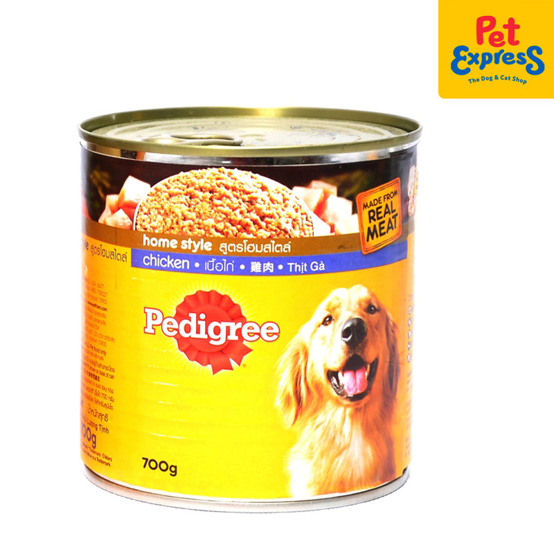 Pedigree Adult New Chicken with Liver Wet Dog Food 700g (2 cans)_front