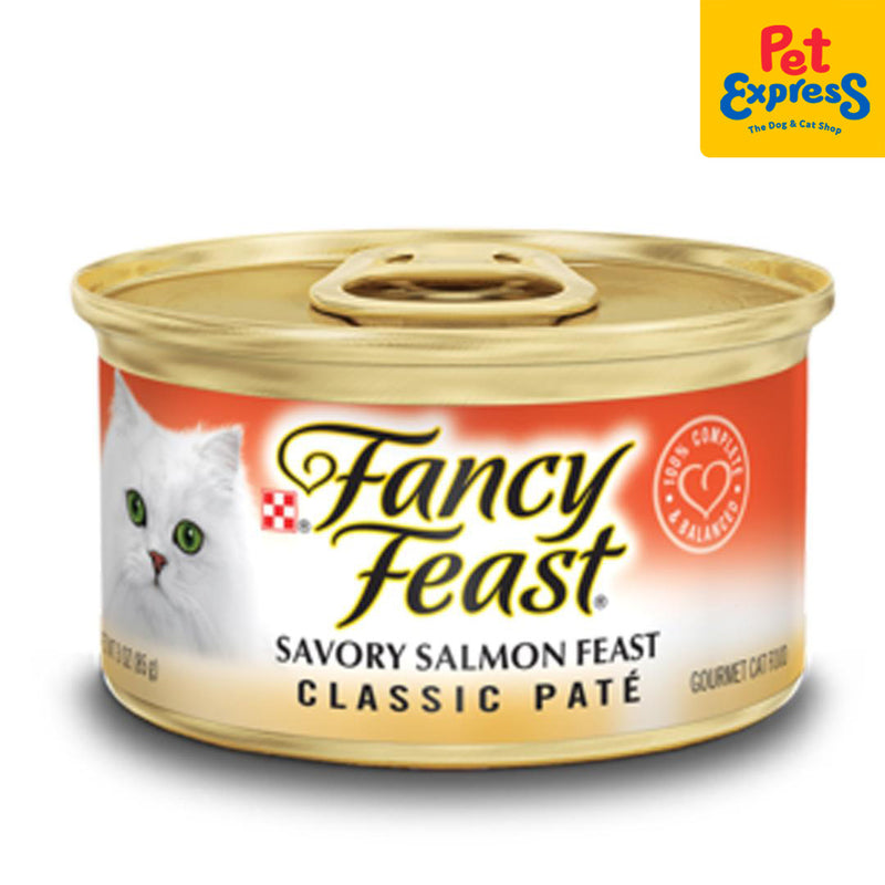 Fancy Feast Savory Salmon Wet Cat Food 85g (12 cans)