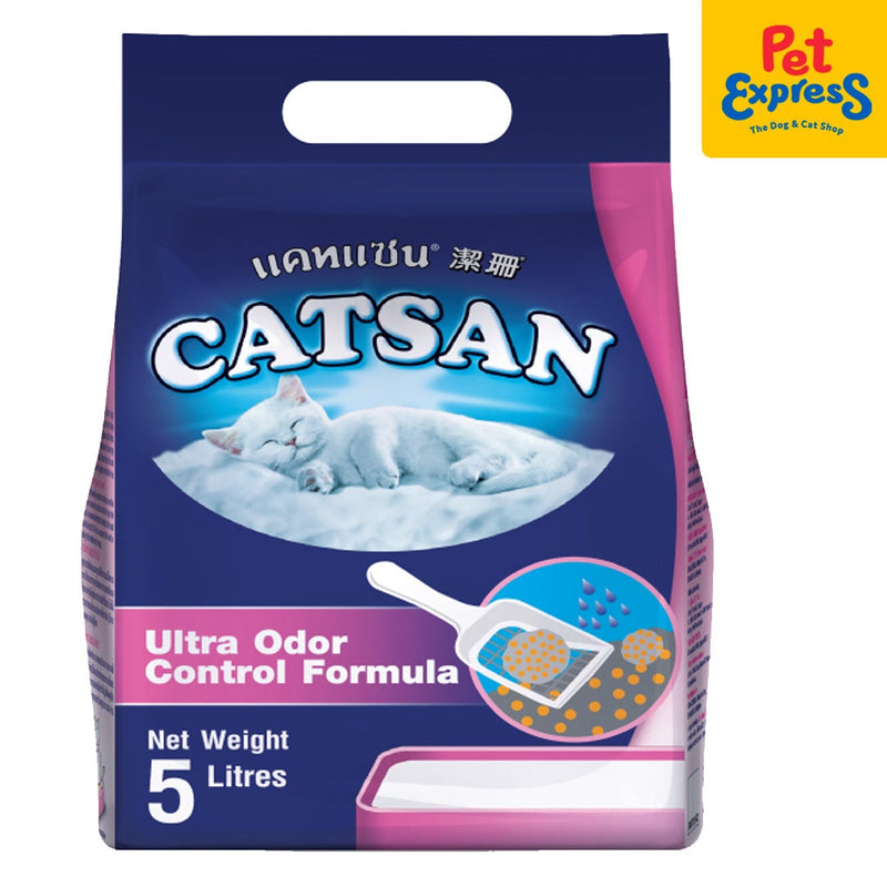 Catsan Ultra Odor Control Formula Cat Litter 5L_front