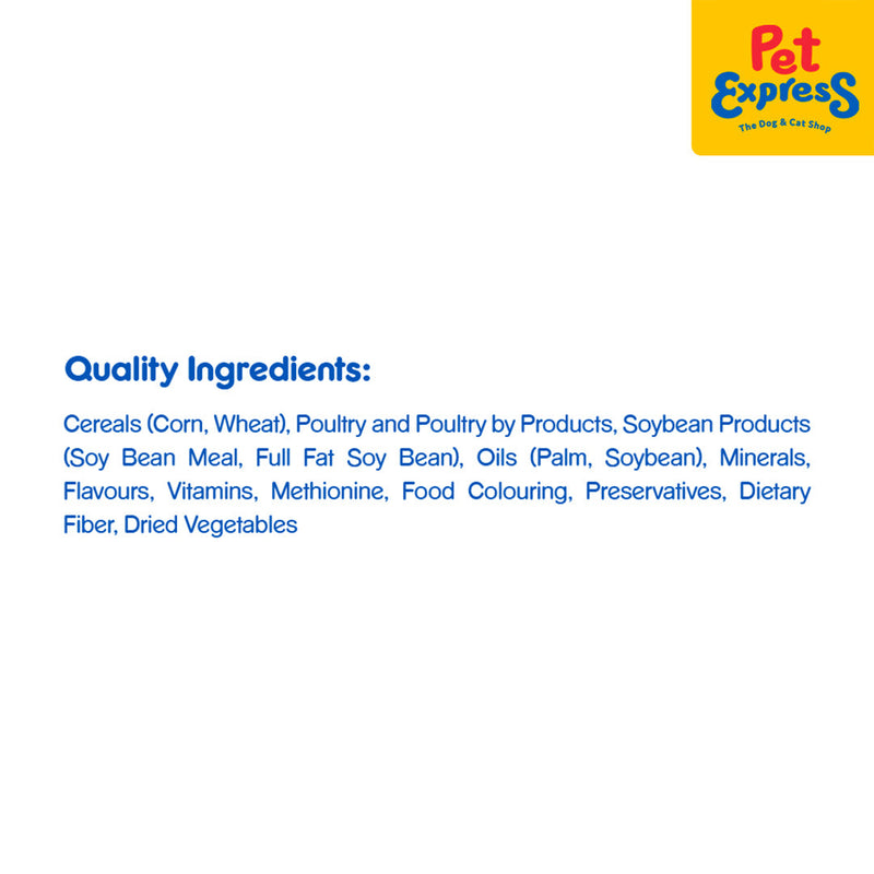 Pedigree Adult Chicken and Vegetables Dry Dog Food 3kg_ingredients