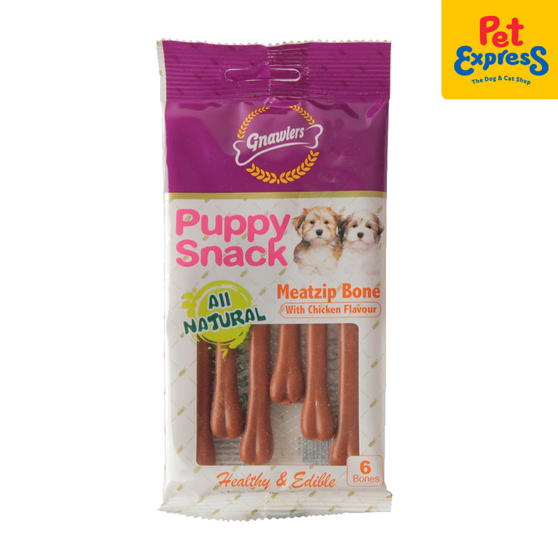 Gnawlers Puppy Chicken Dog Treats 6s