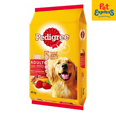 Pedigree Adult Beef and Vegetables Dry Dog Food 20kg