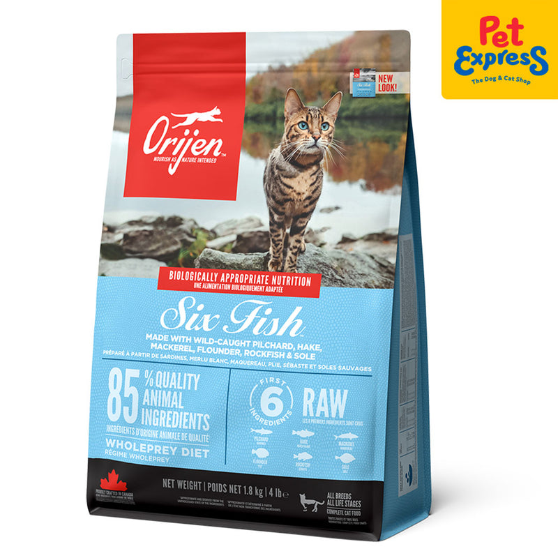 Orijen Six Fish Dry Cat Food 1.8kg