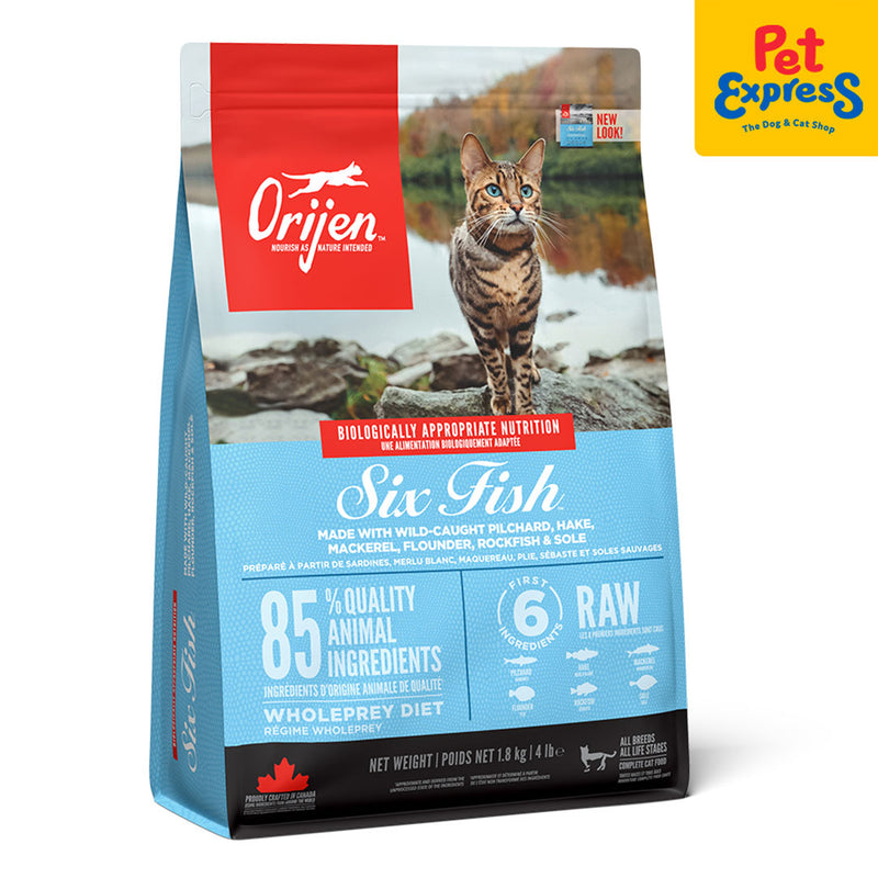 Orijen Six Fish Dry Cat Food 1.8kg