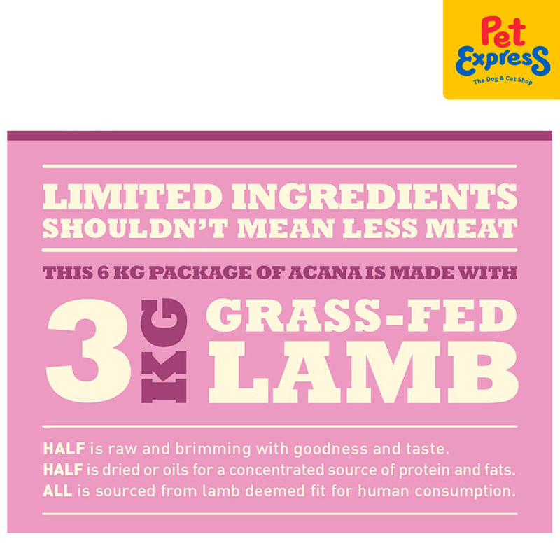 Acana Grass Fed Lamb Dry Dog Food 2kg