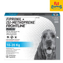 Frontline Plus Tick and Flea Drops for Medium Breed Dogs 10-20kg 3x1.34ml (3 pipets)