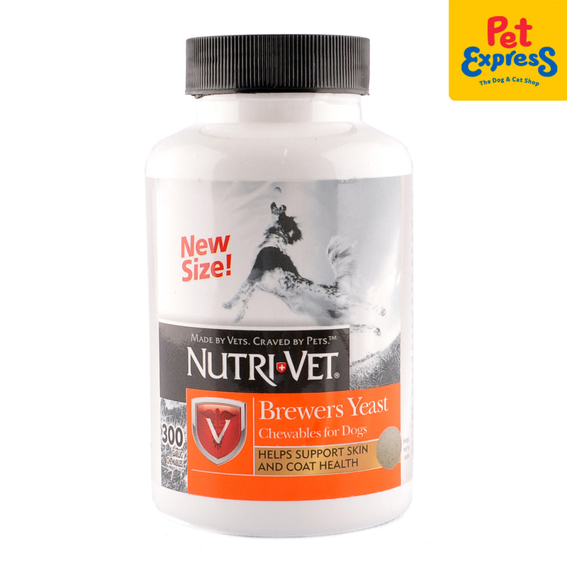 Nutrivet Brewers Yeast 300 tablets_front