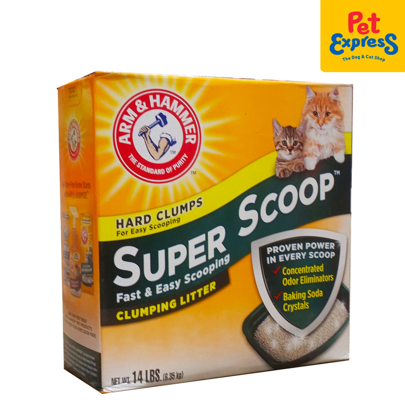 Arm and Hammer Super Scoop Clumping Cat Litter 14lbs