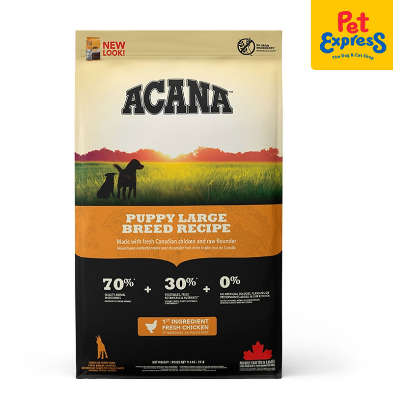 Acana Puppy Large Breed Dry Dog Food 11.4kg
