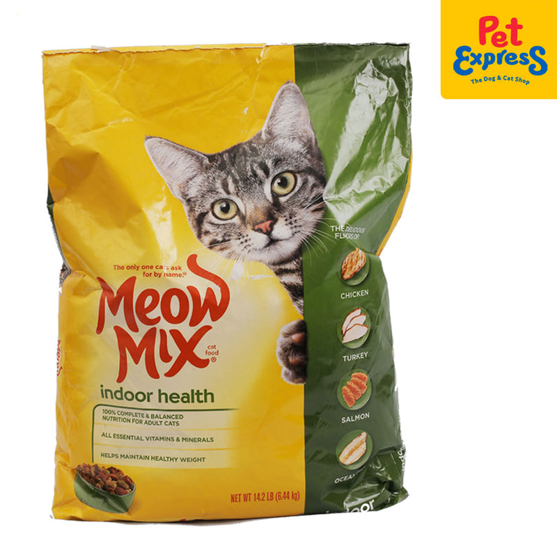 Meow Mix Adult Indoor Health Dry Cat Food 6.44kg